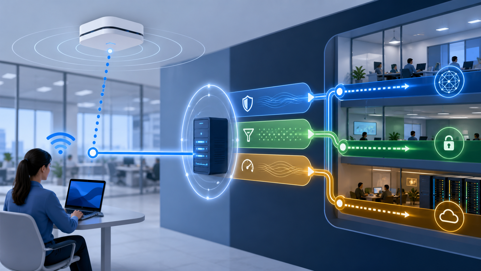 AAA Override в Wi-Fi: как RADIUS меняет VLAN, ACL и QoS клиента